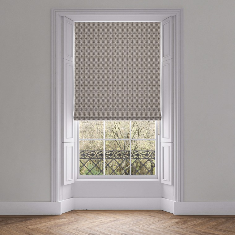 Sabra Charcoal Roman Blind