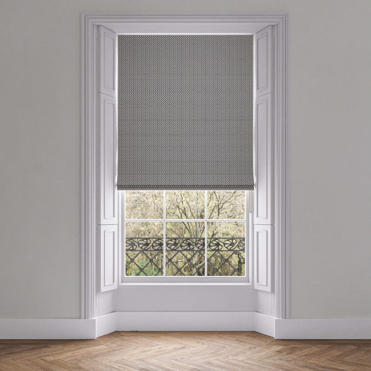 Sabra Indigo Roman Blind