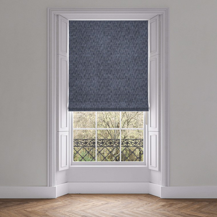Safara Indigo Roman Blind