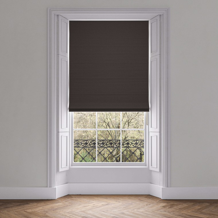 Shani Charcoal Roman Blind