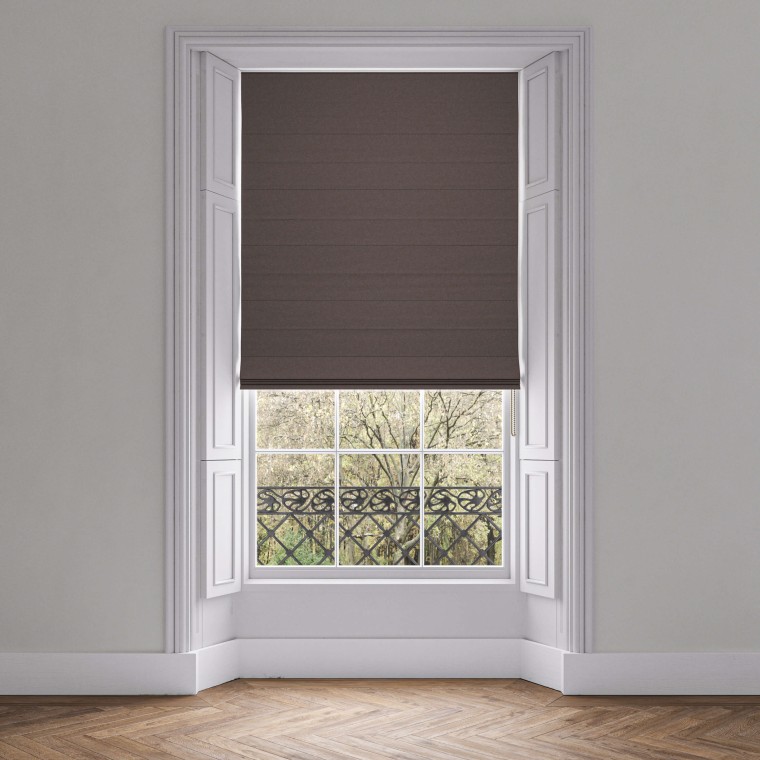 Shani Espresso Roman Blind