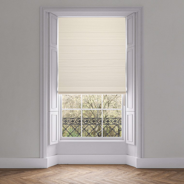 Shani Parchment Roman Blind