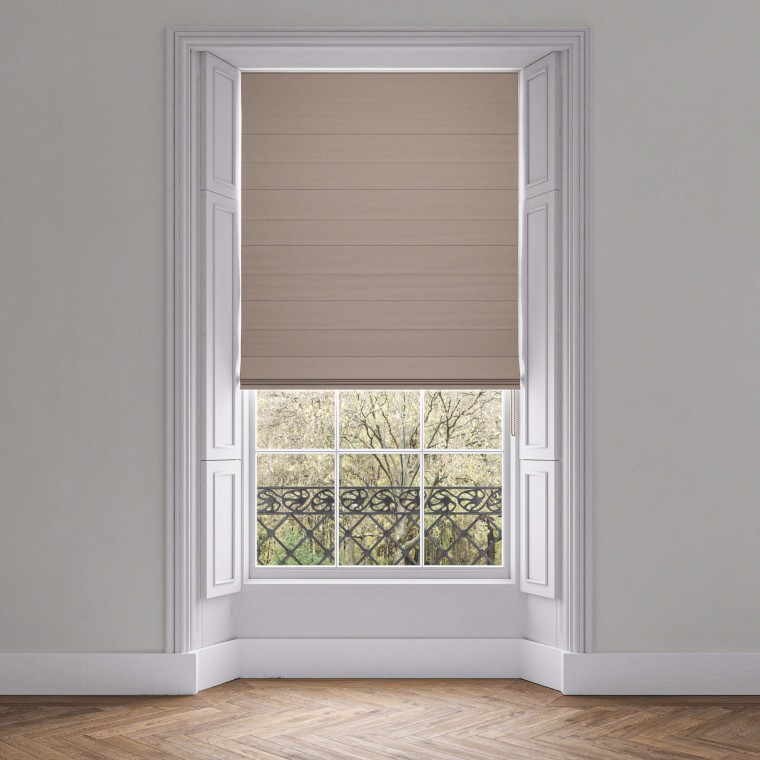 Shani Taupe Roman Blind