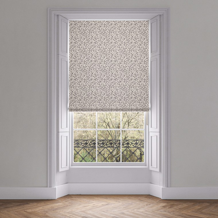 Taree Charcoal Roman Blind