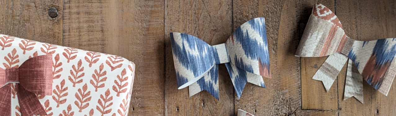 How to make: wallpaper bows