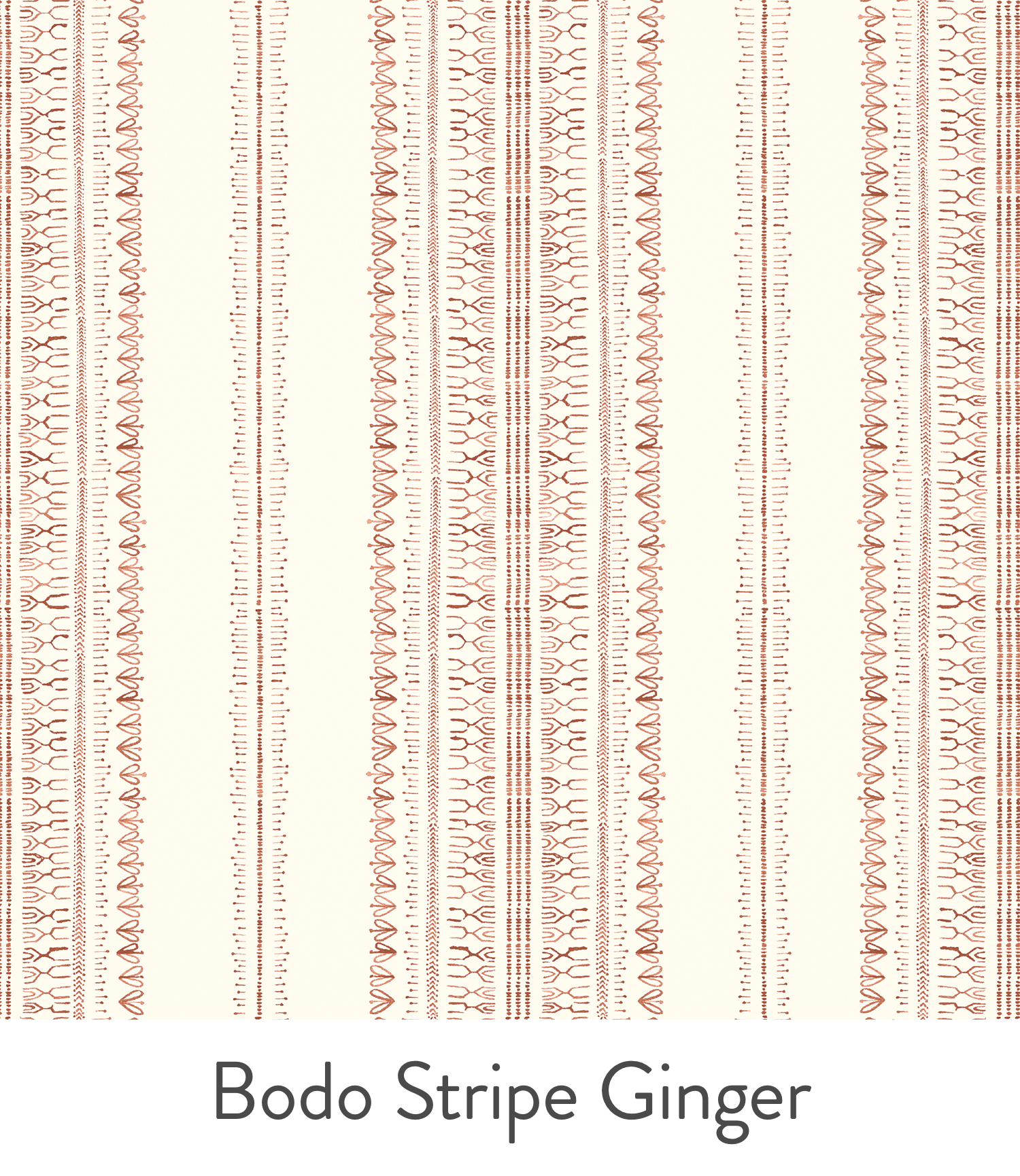 The Pure Edit Bodo Stripe Ginger Wallpaper